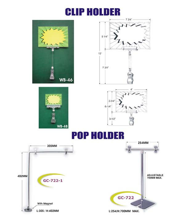 Clip & Pop Holder